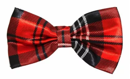 Tartan Muster Fliege